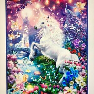 Paint with Diamond KitEnchanted Unicorn Fantasy by Jan Patrik Krasny 60cm x 45cm